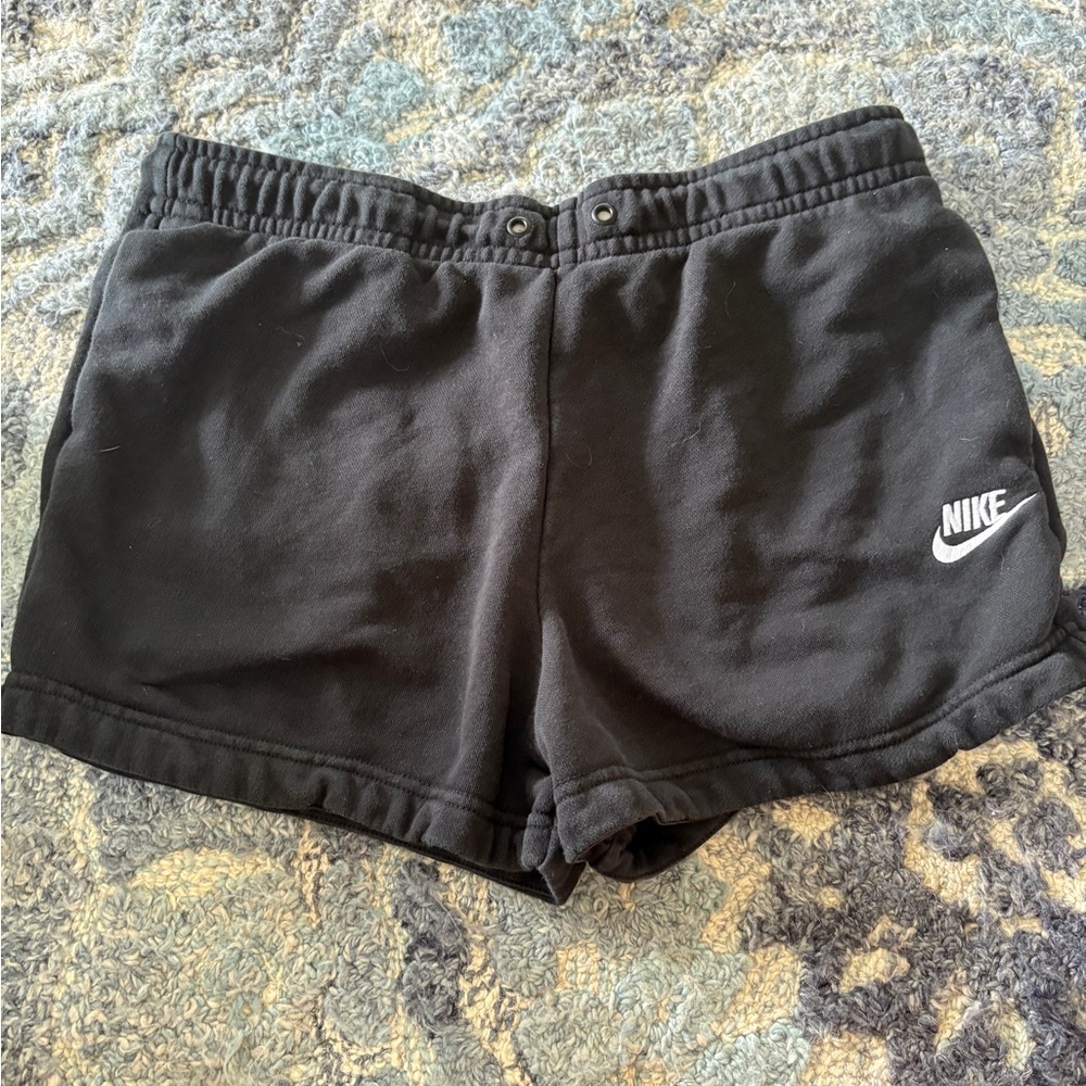 Nike Women's Black Sweat Shorts